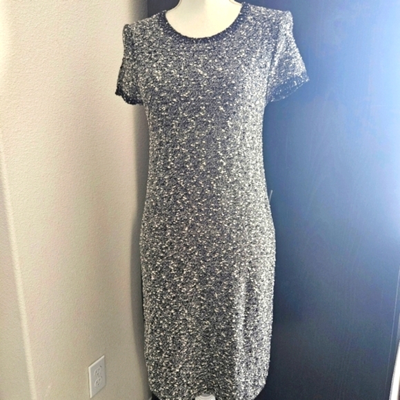 NWT Ann Taylor Factory Tweed Short Sleeve Dress. Size S - Picture 1 of 6
